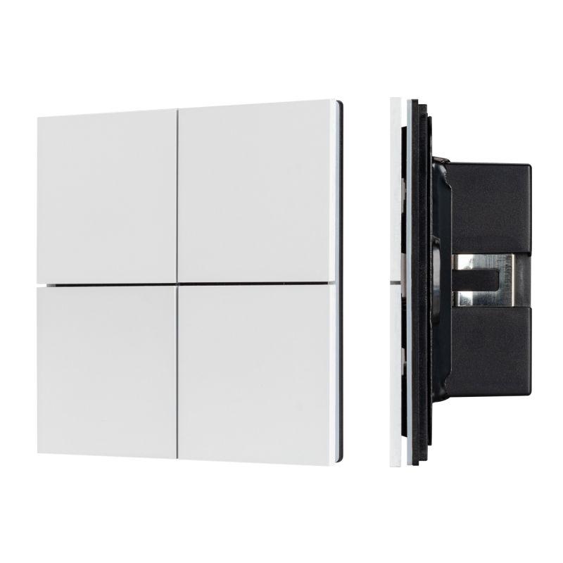 Панель кнопочная KNX-304-23-IN White (BUS Frameless) (IP20 металл) INTELLIGENT ARLIGHT 038365