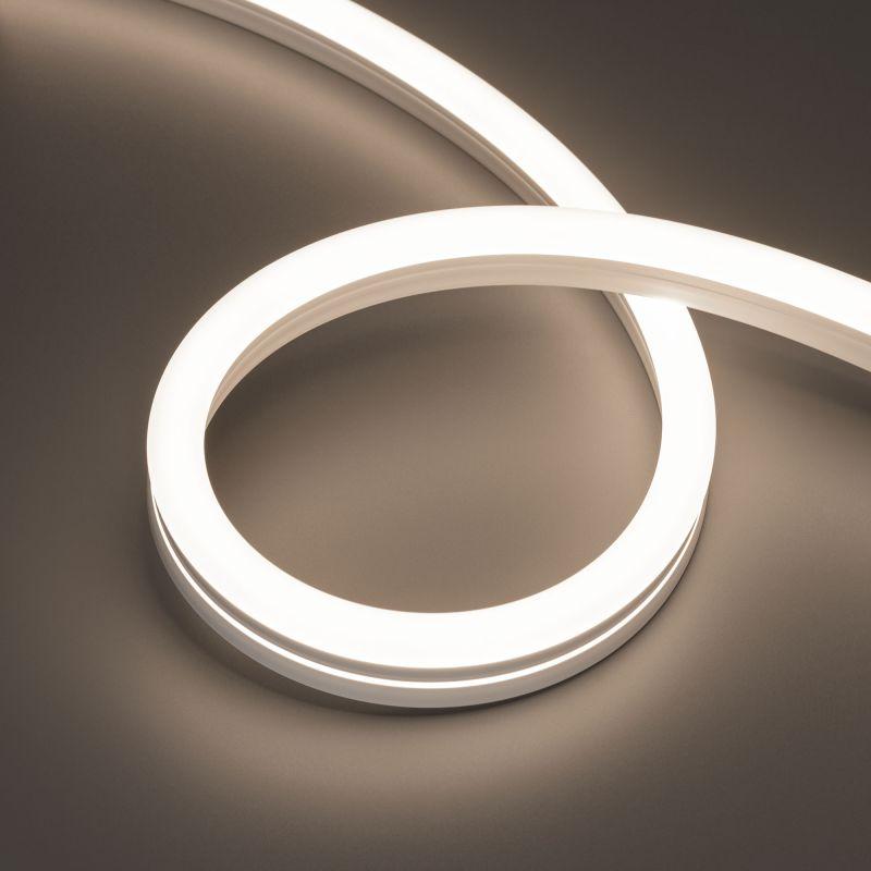 Лента светодиодная MOONLIGHT-SIDE-A140-12x24mm 24V Day 4000К 9.6Вт/м IP68 2835 wire x1 герметичная (уп.5м) Arlight 038798