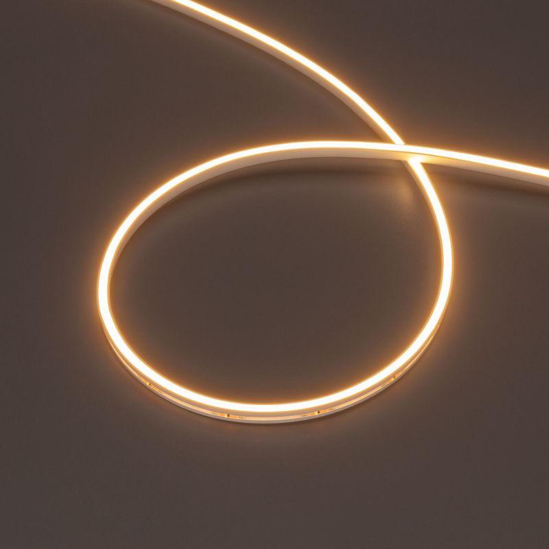 Лента светодиодная MOONLIGHT-SIDE-T-M196-03x06mm 24V Warm 2300К 7.2Вт/м IP54 2216 wire x2 прямой вывод кабеля герметичная (уп.5м) Arlight 039572