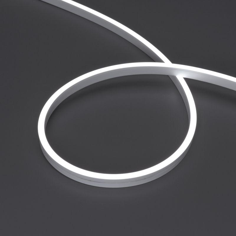 Лента светодиодная MOONLIGHT-SIDE-A120-06x12mm 24V White 6000К 9.6Вт/м IP65 wire x2 прямой вывод кабеля герметичная (уп.5м) Arlight 041033