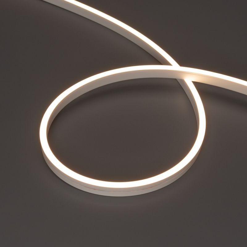 Лента светодиодная MOONLIGHT-SIDE-A120-06x12mm 24V Warm 3000К 9.6Вт/м IP65 wire x2 прямой вывод кабеля герметичная (уп.5м) Arlight 041035