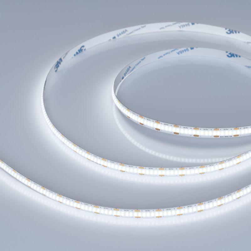 Лента светодиодная COB-X360-8mm 5V White 6000К 5Вт/м IP20 CSP (уп.5м) Arlight 041701