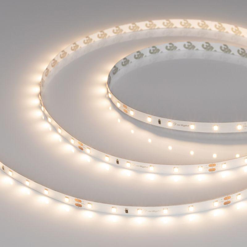Лента светодиодная UL-A60-8mm 24V Warm 3000К 4.8Вт/м IP20 (уп.5м) Arlight 042283