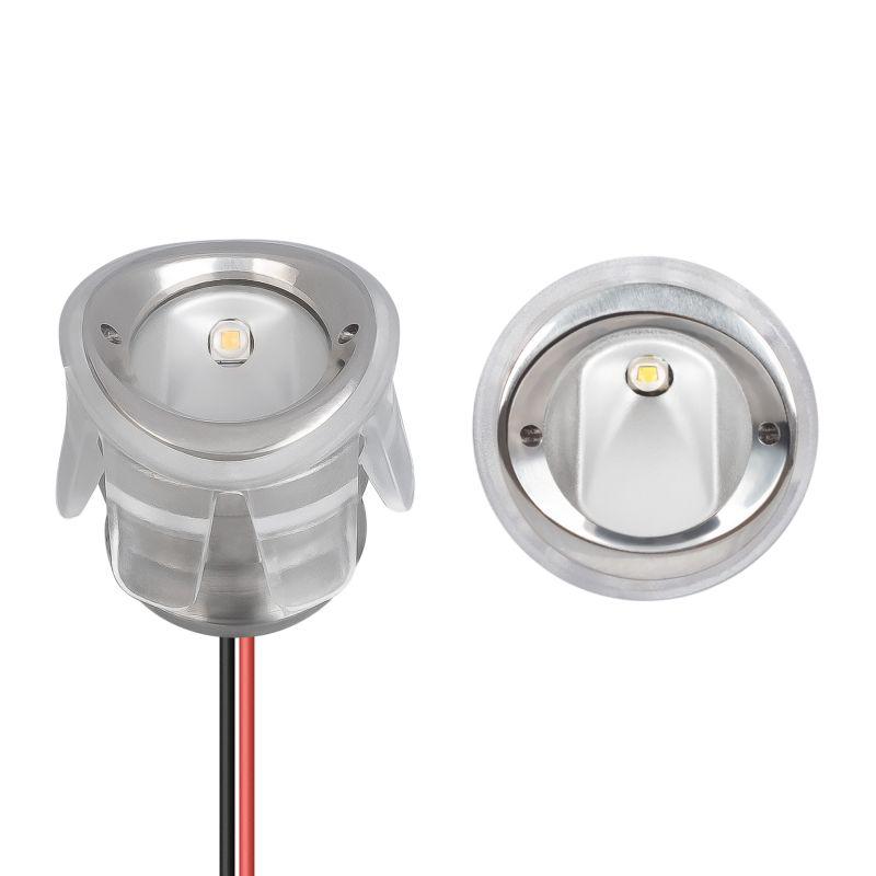 Светильник ALT-LODESTAR-HANDRAIL-R27-1.5W Warm3000 SL 30х60deg 12-24В 1.5Вт 3000К IP67 ландшафтный метал. Arlight 043243