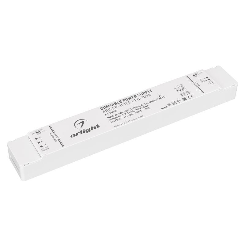 Блок питания ARV-SP-12150-PFC-TUYA 12В 12.5А 150Вт WiFi 2.4G IP20 пластик Arlight 052987