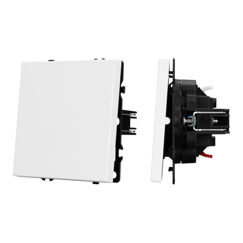 Механизм звонкового выключателя SWT-NOBE-MKR1-SFPL-WH (230В 10А) бел. кварц Arlight 054237(1)