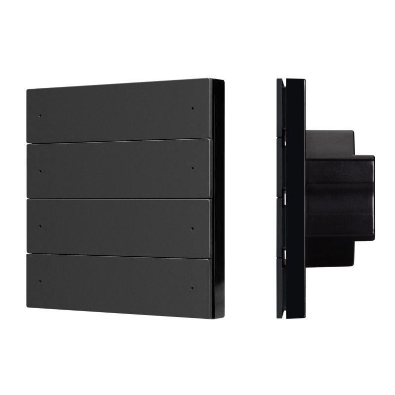 Панель кнопочная SMART-ZB-801-22-1G-8SC-MULTI-IN 230В IP20 пластик черн. INTELLIGENT ARLIGHT 055484