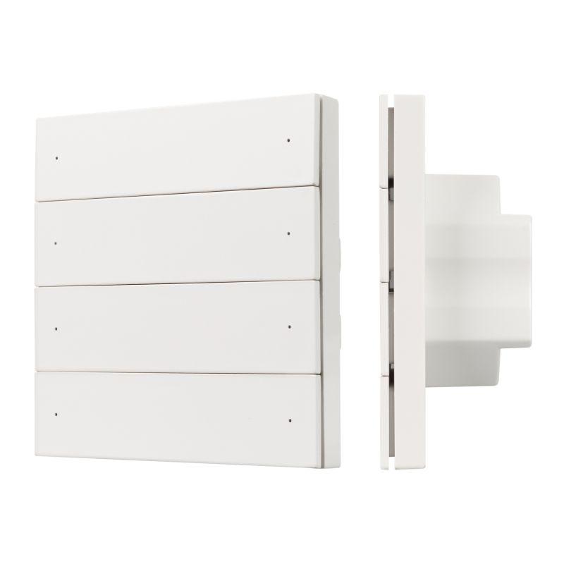Панель кнопочная SMART-ZB-801-22-1G-8SC-MULTI-IN White 230В IP20 пластик INTELLIGENT ARLIGHT 055485