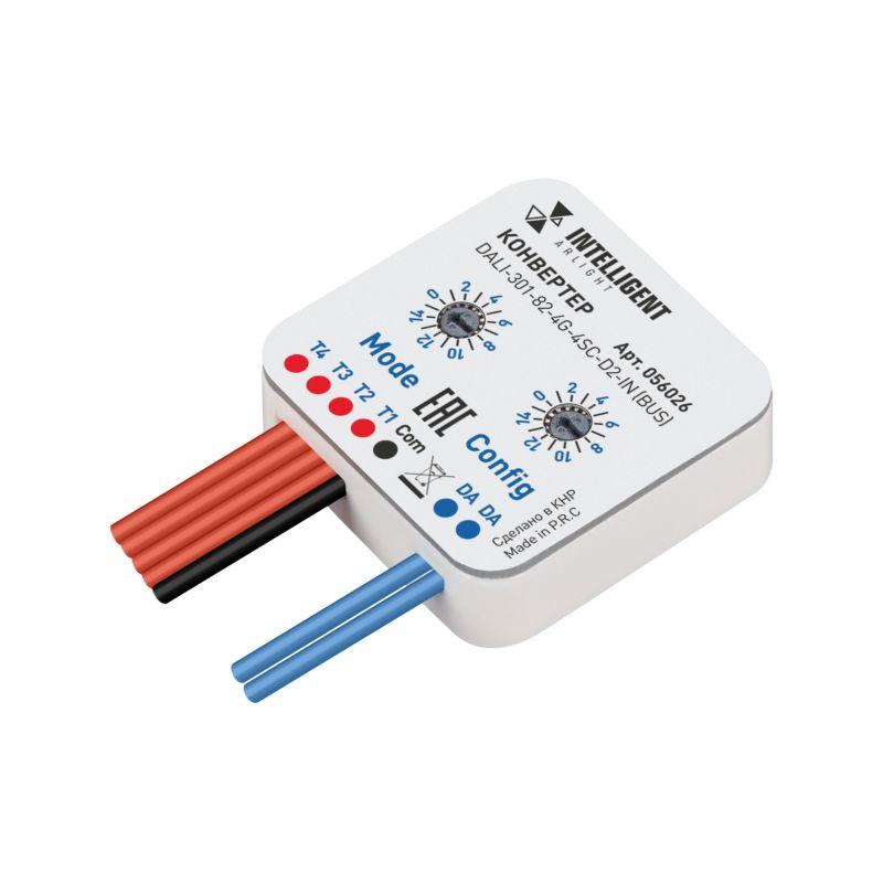 Конвертер DALI-301-82-4G-4SC-D2-IN BUS IP20 пластик INTELLIGENT ARLIGHT 056026