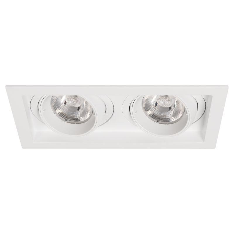 Светильник MS-VORTEX-BUILT-S210x117-2x20W Day4000 WH-WH 40 deg 230В 2х20Вт 4000К IP20 метал. Arlight 057768