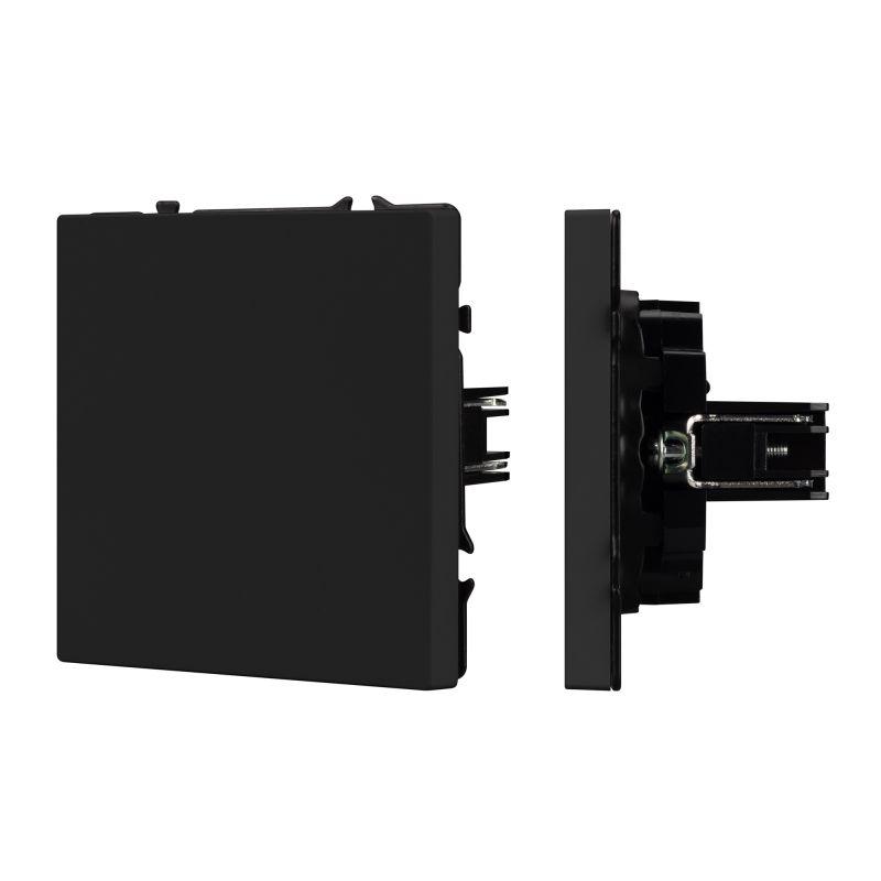 Заглушка поста ARL NOBE софт-тач SCT-MGG-SFPL-BK черн. оникс Arlight 061819(1)
