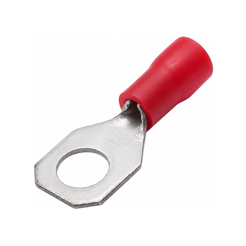 Наконечник кольц. изол. 0.25-1.5кв.мм отв. d6.2мм кр. (уп.100шт) DKC 2A6P