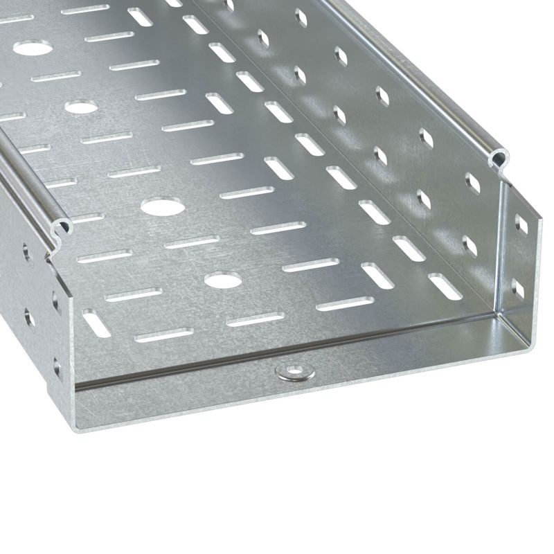Лоток листовой перфорир. 600х80 L3000 1.5мм гор. оцинк. DKC 3530815HDZ