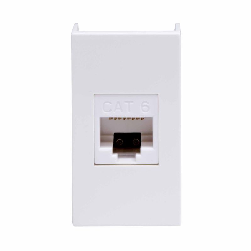 Розетка компьютерная 1-м 1мод. Viva RJ45 кат.6A бел. DKC 45078