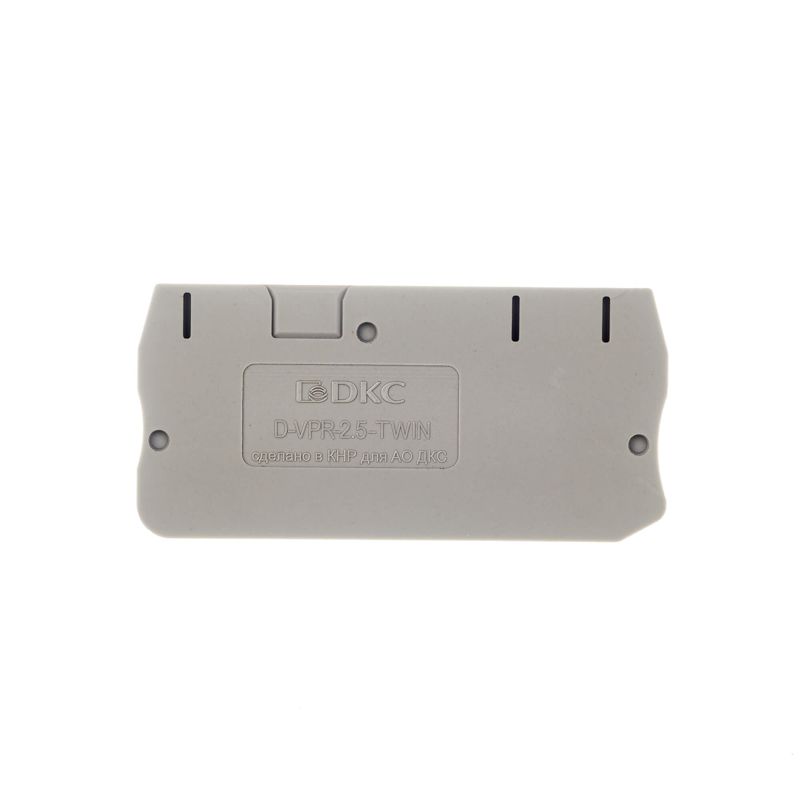 Изолятор торцевой для клеммы VPR-2.5-TWIN-1P DKC D-VPR-2.5-TWIN-1P
