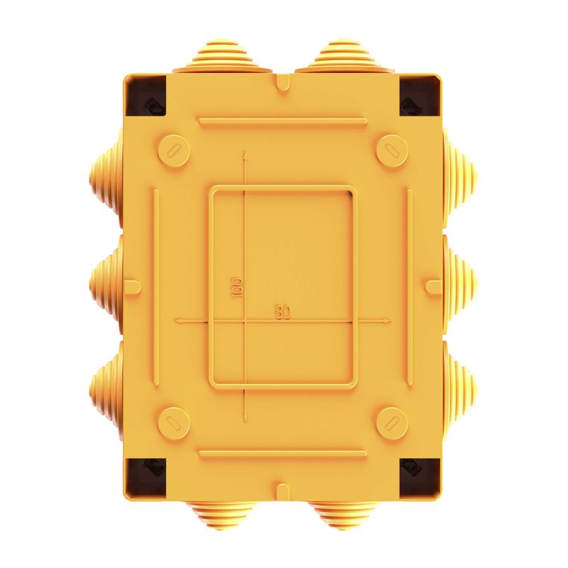 Коробка ответвительная FS 150х110х70мм IP56 5п 450В 30А 16кв.мм с кабельными вводами и клеммниками пластик. DKC FSB21516