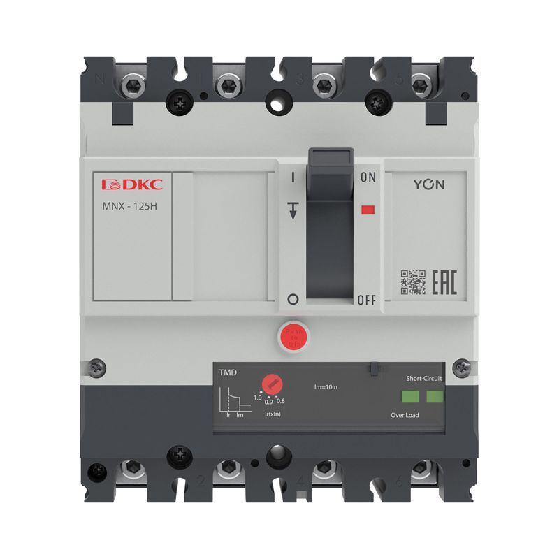 Выключатель автоматический 4P 25А 150кА pro MNX125H при AC415V расцепитель TMD YON MNX125H4PTMD0025