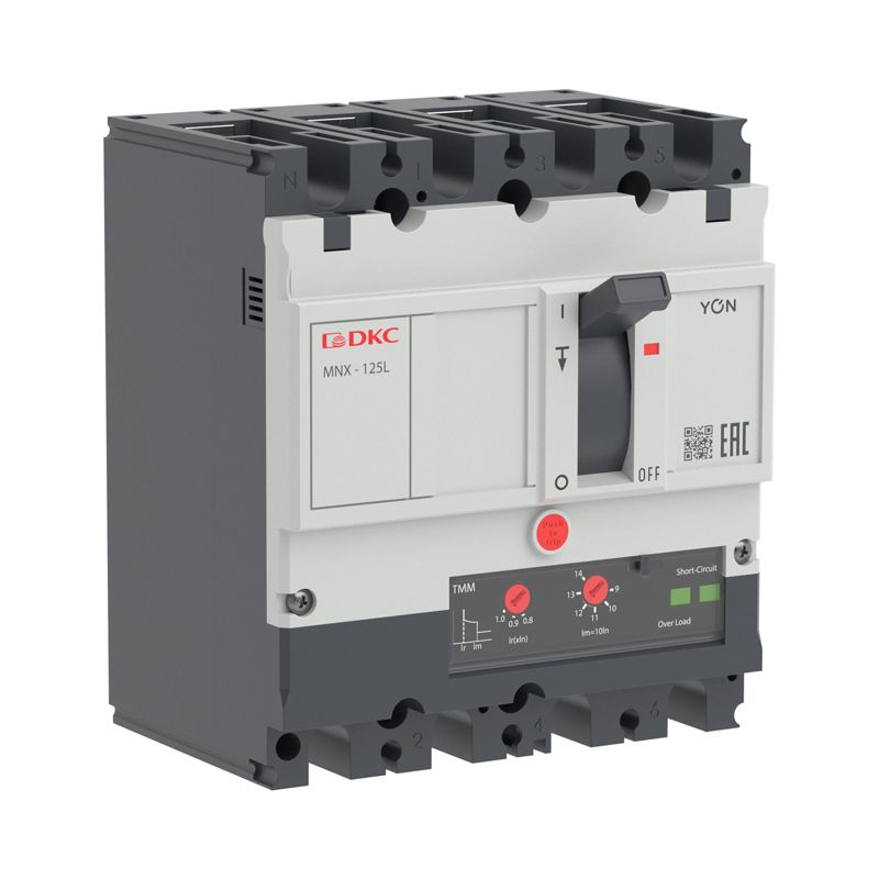 Выключатель автоматический 4P 125А 70кА pro MNX125L при AC415V расцепитель TMM YON MNX125L4PTMM0125