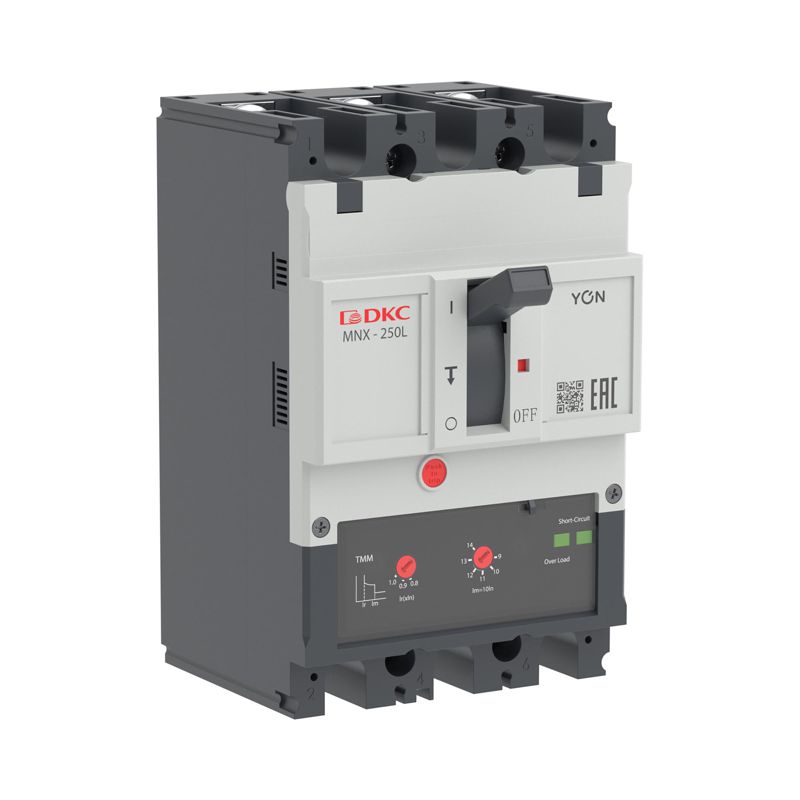 Выключатель автоматический 3P 250А 70кА pro MNX250L при AC415V расцепитель TMM YON MNX250L3PTMM0250