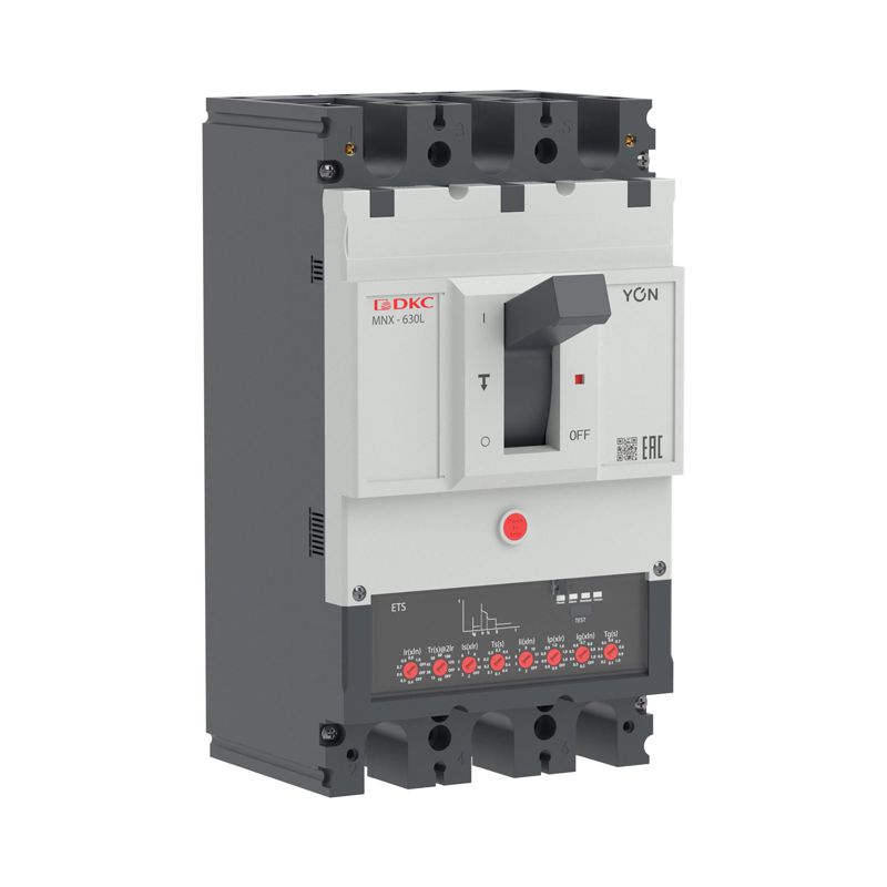 Выключатель автоматический в литом корпусе YON pro MNX630L 3P 630А 70кА при AC415V расц. ETS YON MNX630L3PETS0630