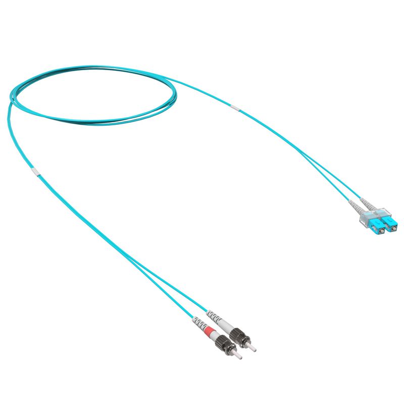 Шнур оптический коммутационный переходной Duplex SC-UPC/ST-UPC 50/125 OM3 3м DKC RNPC53DCS3