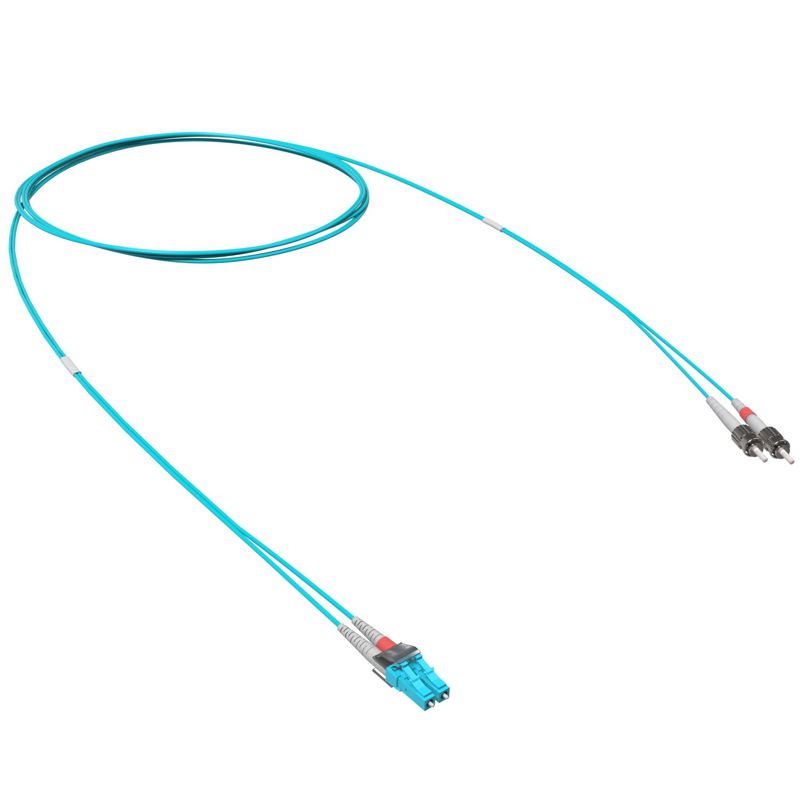 Шнур оптический коммутационный переходной Duplex LC-UPC/ST-UPC 50/125 OM3 1м DKC RNPC53DSL1
