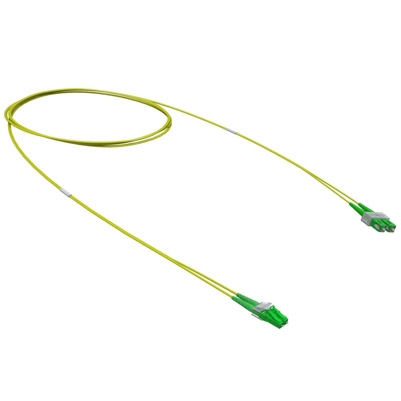 Шнур оптический коммутационный переходной LC-APC/SC-APC Duplex 9/125 OS2 Tx-Rx LSZH 1м DKC RNPC9DCALA1