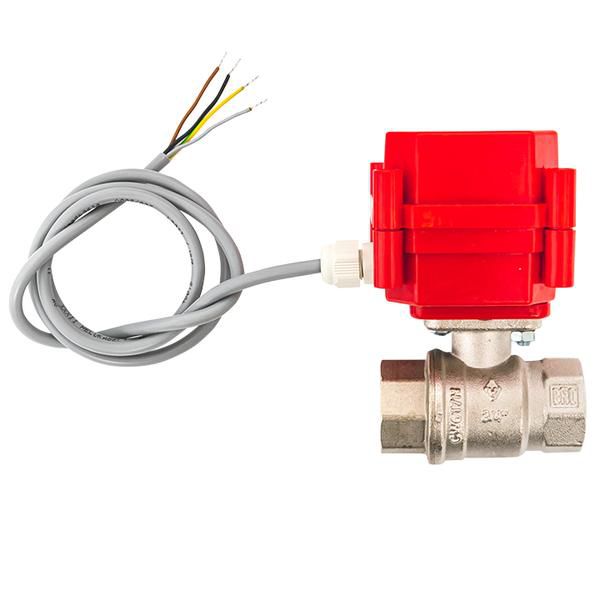 Кран шаровой 3/4 дюйма 220В с электроприводом AquaExpert EKF AquaExpert-valve-3/4