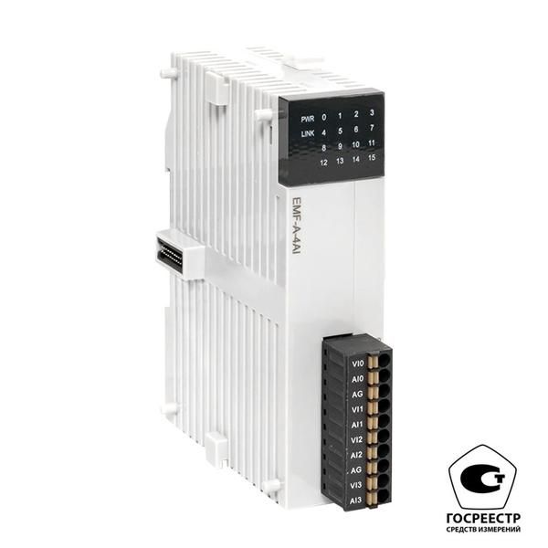 Модуль аналогового ввода EMF 4 PRO-Logic (с поверкой) EKF EMF-A-4AI-V
