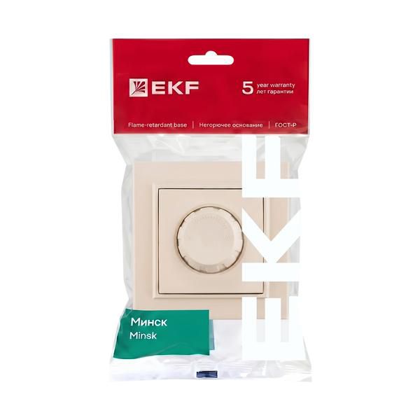 Светорегулятор СП Минск 600Вт 220В беж. EKF ERD06-101-20
