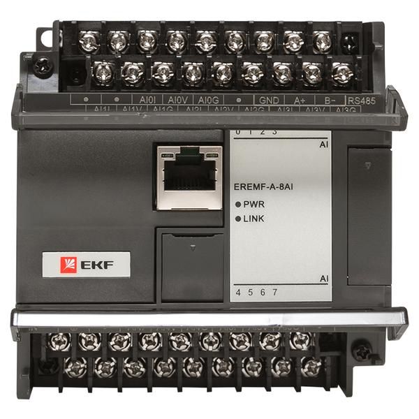 Модуль аналогового ввода EREMF 8 PRO-Logic (без поверки) EKF EREMF-A-8AI