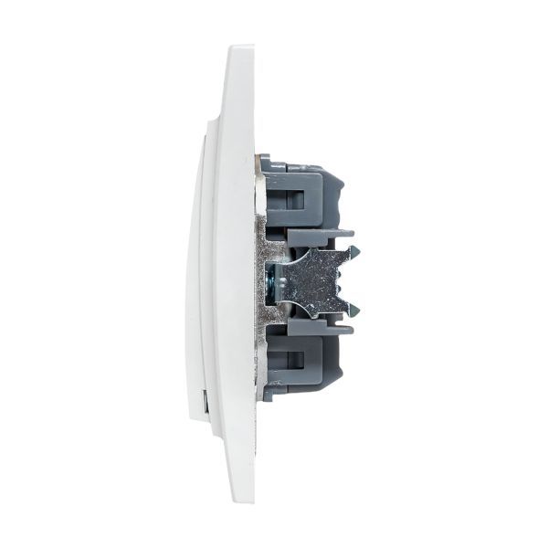 Выключатель 1-кл. СП Минск 10А IP20 бел. Basic EKF ERV10-021-10