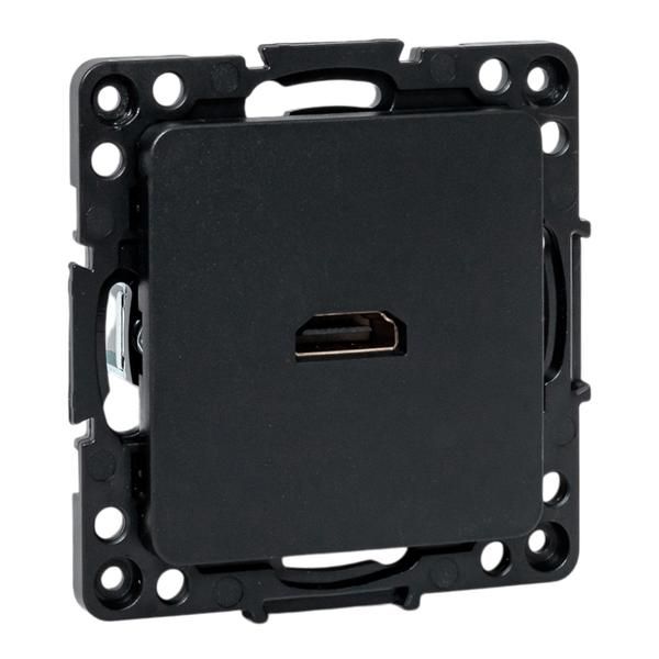 Розетка Стокгольм HDMI механизм черн. EKF EZA00-327-10