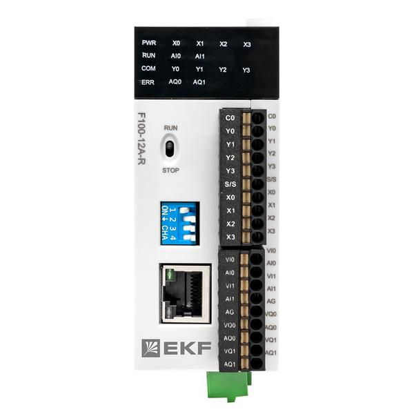 Контроллер программируемый F100 12 в/в PRO-Logic (с поверкой) EKF F100-12A-R-V