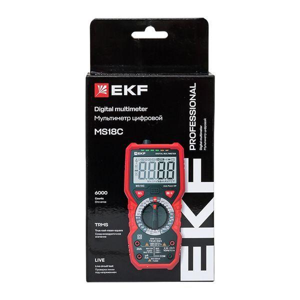 Мультиметр цифровой MS18C Professional EKF In-180701-pm18C