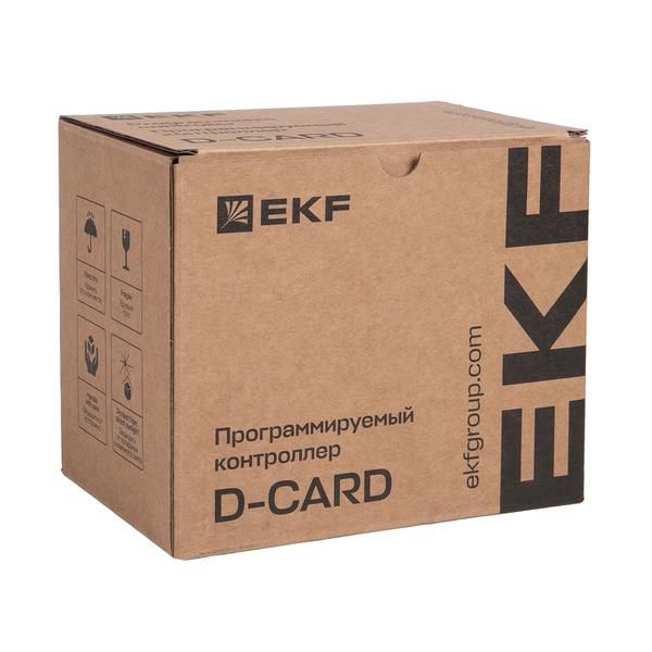 Контроллер программируемый логический (ПЛК) EC201S токоприемный D-CARD EKF PLC-EC201S-D-DCD