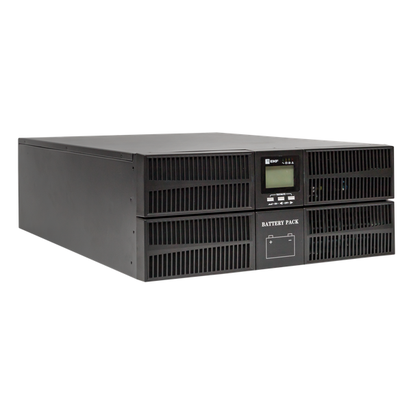 Источник бесперебойного питания двойн. преобразования E-Power SW900G4 10000В.А/10кВ 1ф для монтажа в стойку 230В с АКБ 16х12В 9А.ч EKF SW901G4-RT-B