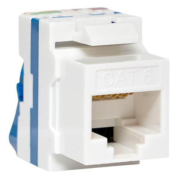 Модуль Keystone кат.6 неэкранированный 110 IDC 180град. самозажимной (Toolless) син. TERACOM CS EKF TRCS-KSTN-RT180-6UTP-BLU
