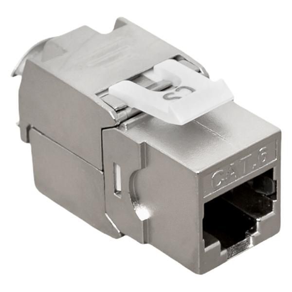 Модуль Keystone кат.6 STP экранир. 110 IDC 180град. самозажимной (Toolless) TERACOM CS EKF TRCS-KSTN-T180D-6STP
