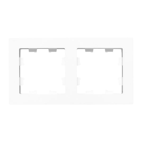 Рамка 2-м Эпика пластик бел. EKF UP1-FPW-02