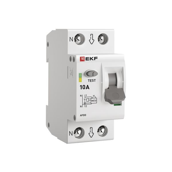 Устройство защиты от дугового пробоя (УЗДП) 1P+N 10А PROxima EKF afdd-2-10-pro
