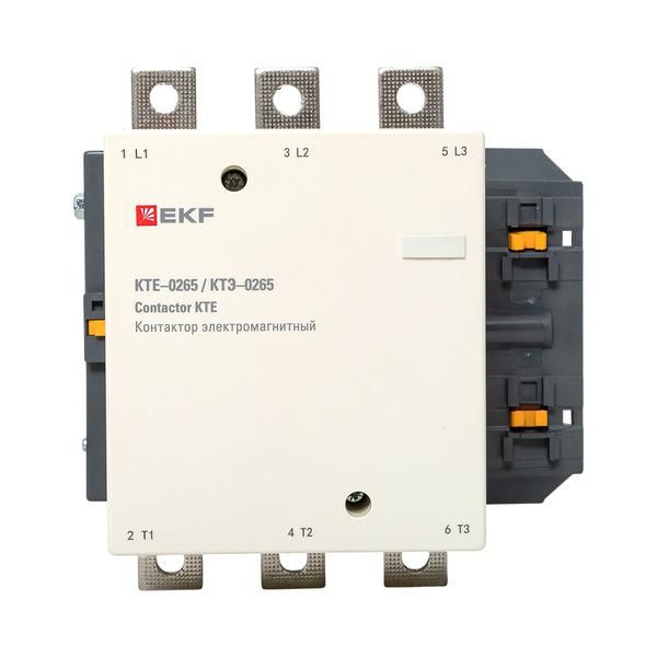 Контактор КТЭ 265А кат. 380В AC 1НО EKF ctr-b-265-380
