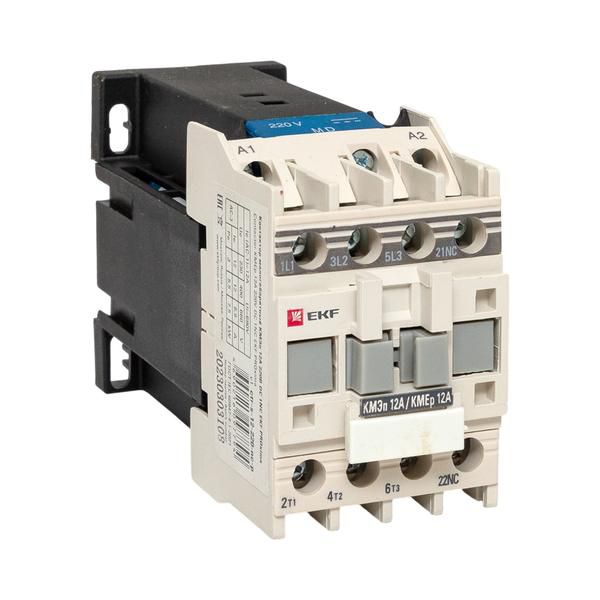 Контактор КМЭп 12А кат. 220В DC 1НЗ PROxima EKF ctr-s-12-220-nc-p