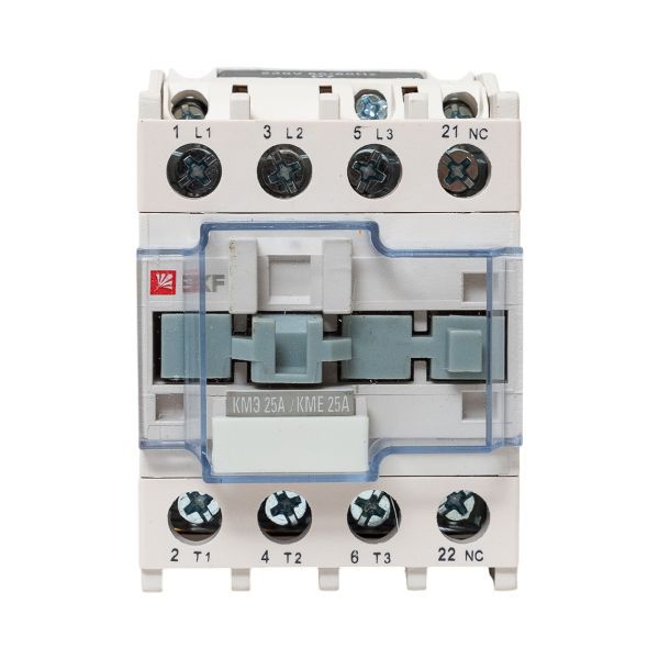 Контактор КМЭ 25А кат. 220В AC 1НЗ EKF ctr-s-25-220-nc