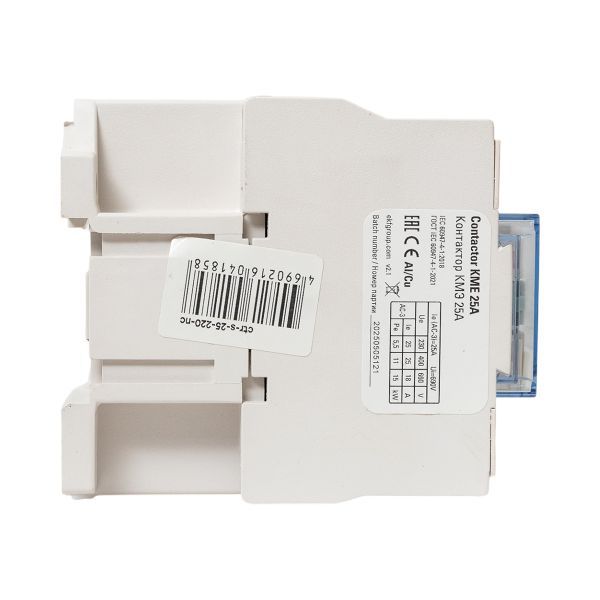 Контактор КМЭ 25А кат. 220В AC 1НЗ EKF ctr-s-25-220-nc