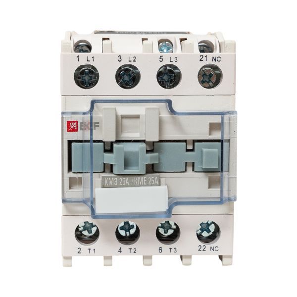 Контактор КМЭ 25А кат. 380В AC 1НЗ EKF ctr-s-25-380-nc