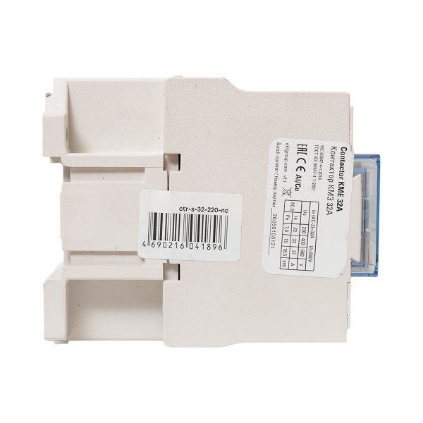 Контактор КМЭ 32А кат. 220В AC 1НЗ EKF ctr-s-32-220-nc