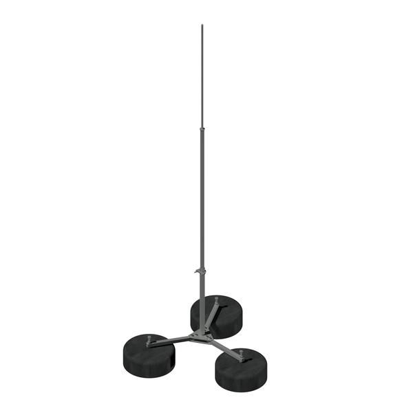 Мачта молниеприемная L6000 оцинк. сталь EKF lp-stl6000