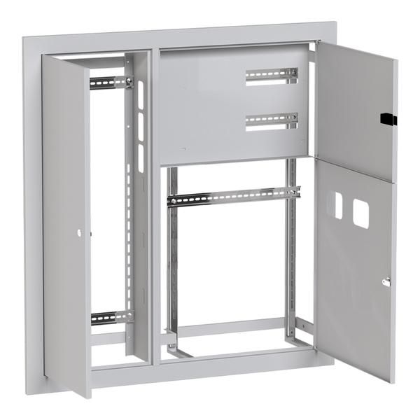 Щит этажный 2кв. слаботочка слева (1000х950х160) Basic EKF mb28-v-2z