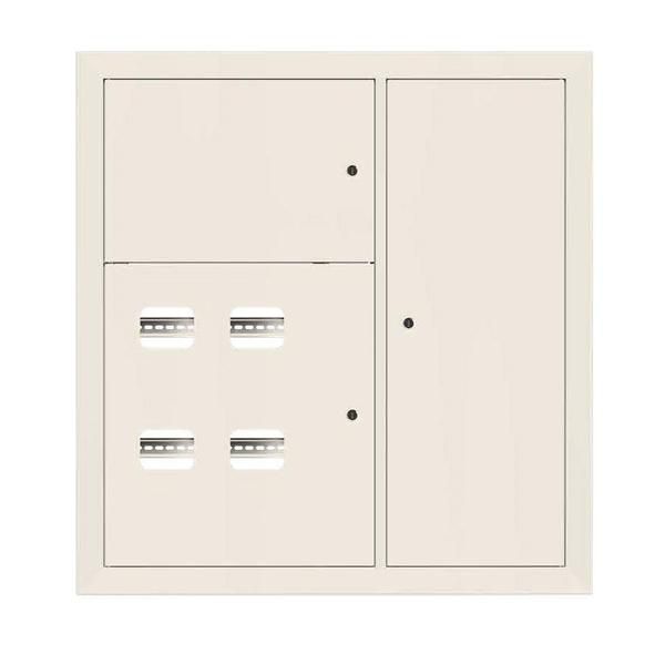 Щит этажный 4кв. RAL9001 (1000х950х150) Basic EKF mb28-v-4-r9001